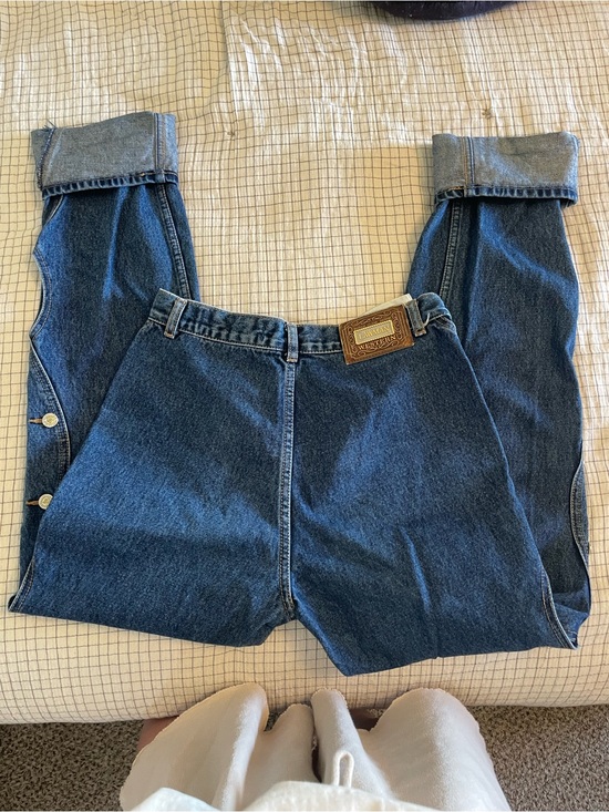 Lawman Western Denim - Wrangler Vintage-Inspired Dark Blue Boyfriend Jeans